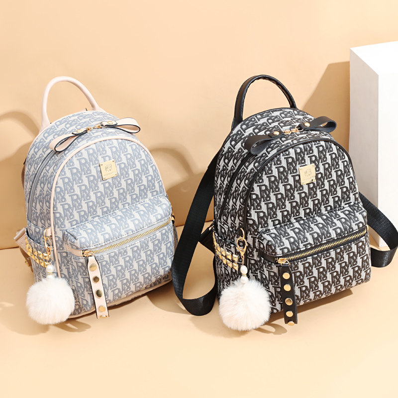 2021新款潮超火百搭包包时尚双肩包 粹鸟双肩背包