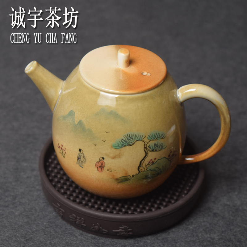 功夫茶具零配件 茶壶垫 紫砂壶承 壶座 茶席 硅胶隔热垫 壶托杯垫 - 图2