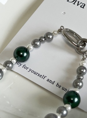 倪妮同款大溪地轻奢设计珍珠项链