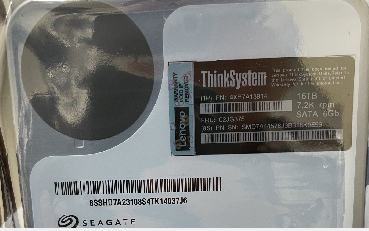 联想THINK 16T ST16000NM001G Exos 企业级硬盘 16TB 4XB7A13914 - 图2