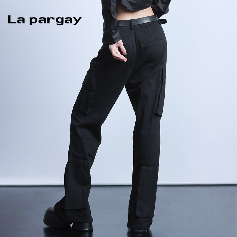 La pargay2025夏上新个性多口袋工装裤女宽松休闲百搭显瘦长裤,淘宝优惠券,粉丝福利购,淘宝优惠卷