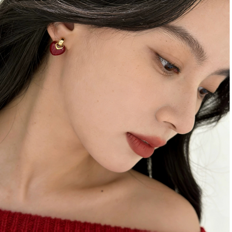 双色爱心新年款红色硅胶蚊香盘耳夹无耳洞无痛,淘宝优惠券,粉丝福利购,淘宝优惠卷