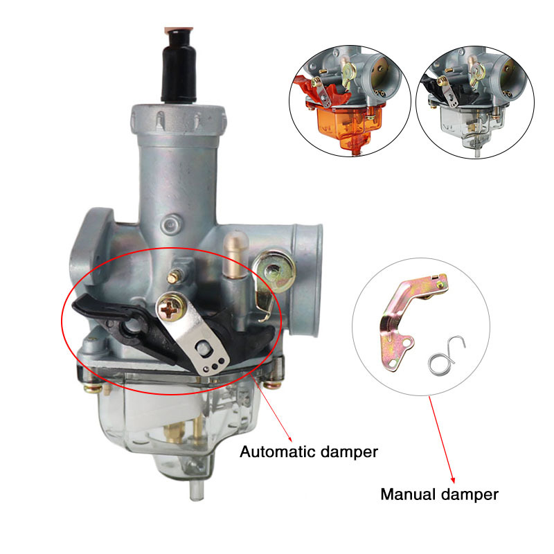 摩托车化油器TTR250 PZ30 Carb 175CC/200CC/250CC蓝色透明油底壳 - 图2