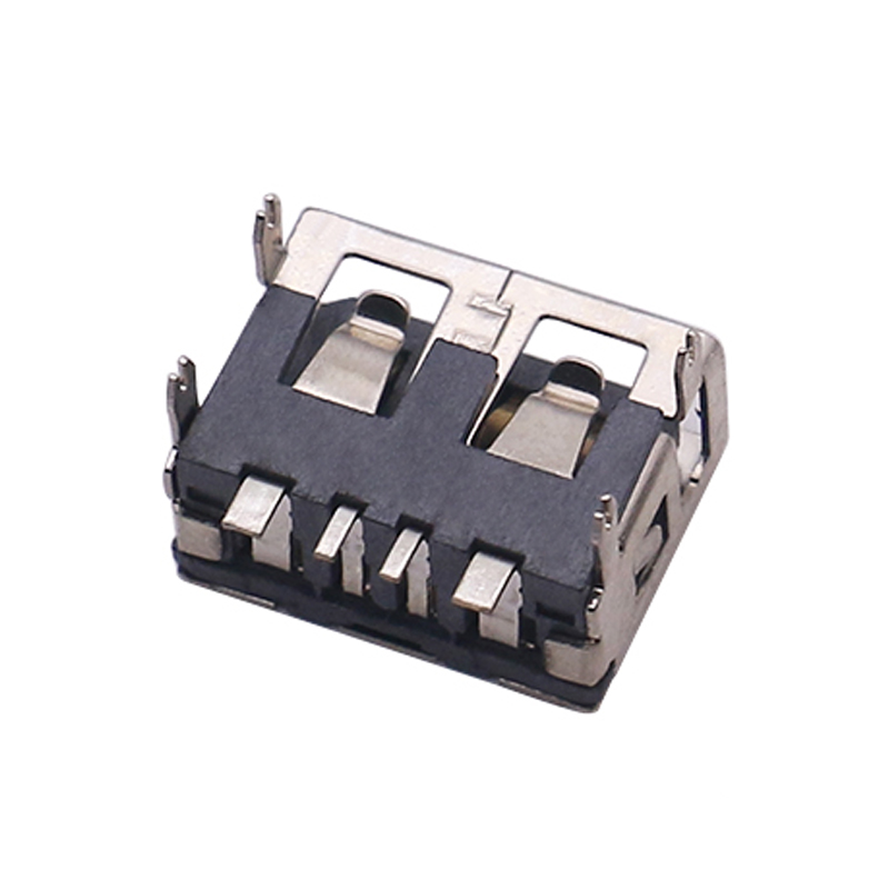 USB2.0连接器AF母座6.3二脚四脚贴片大电流连接器USB接口连接插座 - 图3