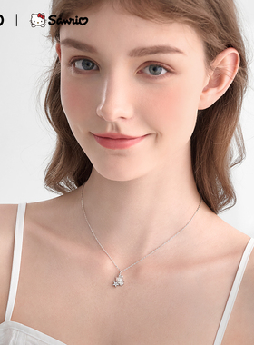 HelloKitty正版凯蒂猫项链女纯银