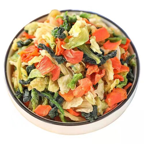 脱水蔬菜沙拉买4送1 蔬菜干  仓鼠兔子龙猫荷兰猪零食500g 包邮 - 图2