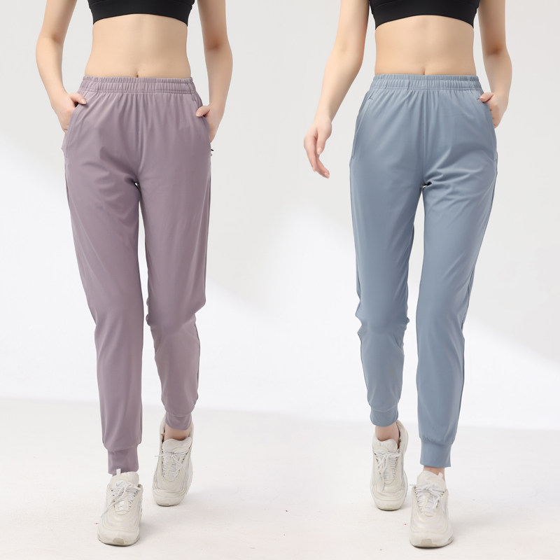 秋季跑步长裤女马拉松裤子速干健身训练裤梭织束脚裤后腰可放手机,淘宝优惠券,粉丝福利购,淘宝优惠卷