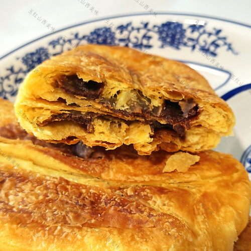 正宗原平锅魁山西特产红糖白糖现烤酥饼烧饼糕点零食糖饼原平锅盔 - 图0