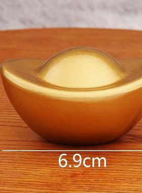 沙金合金实心元宝聚宝盆配件