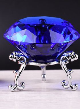 水晶钻石摆件客厅家居装饰品礼物