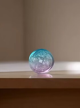 琉璃五帝钱招财进宝铜钱摆件