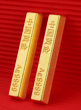 仿真合金小金条礼品摆件金砖道具