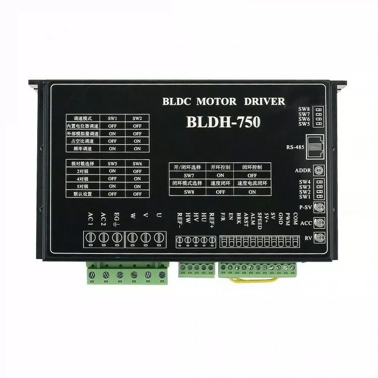 BLDH-750直流无刷电机驱动器 DC310V 750W BLDH-350霍尔控制器-图3