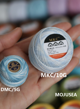 8个包邮mkc国产80号蕾丝线长绒棉