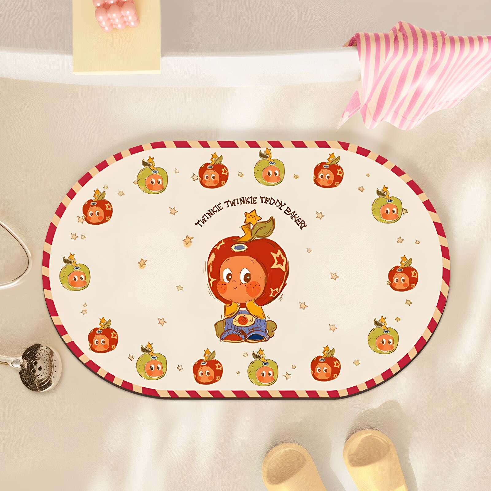 Xingren diatom mud water-absorbent anti-slip bathroom floor mat