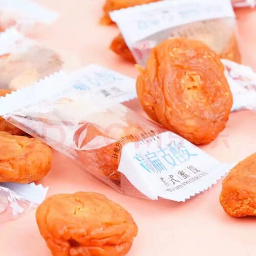 新款食品甘草类苏州特产苏式话梅类采芝斋敲扁支酸250克散包装 - 图3