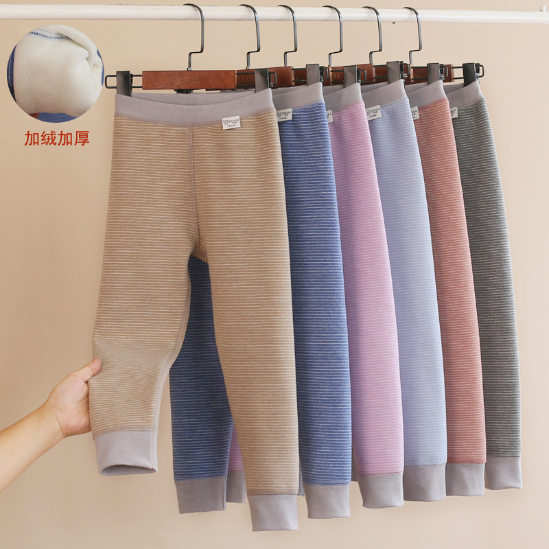 儿童蚕丝羊毛加绒厚秋裤过冬棉毛裤男女童德绒保暖裤中大童打底裤,淘宝优惠券,粉丝福利购,淘宝优惠卷