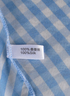 小方巾100%桑蚕丝优美条纹纱巾