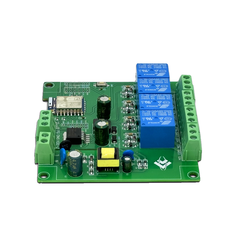 ESP-07 四路WIFI继电器模块 AC/DC供电 ESP8266开发板 二次开发 - 图3