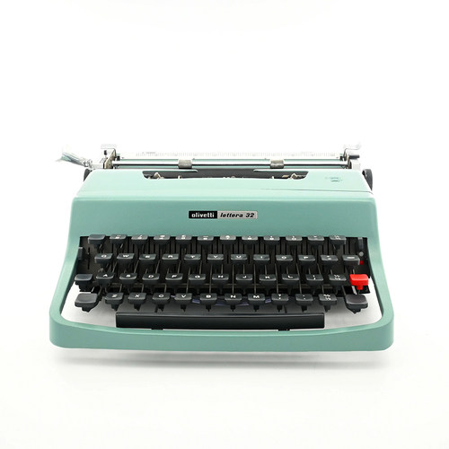 Olivetti打字机意大利LETTERA 32中古旧物正常使用文艺复古礼物 - 图3
