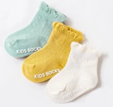 Детские осенние нескользящие летние тонкие носки для новорожденных