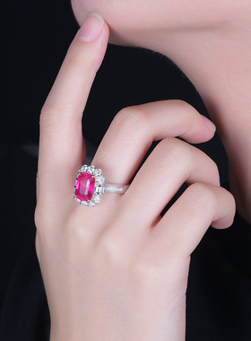 王妃超闪奢华镶嵌仿黄开口戒指