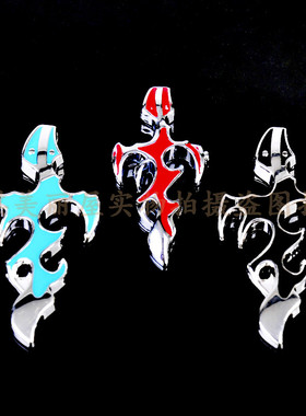 火焰十字架男士学生霸气风钛钢链