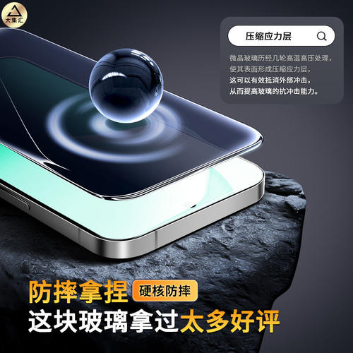适用opporeno14钢化膜Reno13手机保护膜RENO8新款8pro+全屏覆盖rone7se抗蓝光rano6指纹14Pro贴OPPO防窥por - 图1