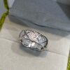 High version of rhombus ring, classic, niche and high-end for women