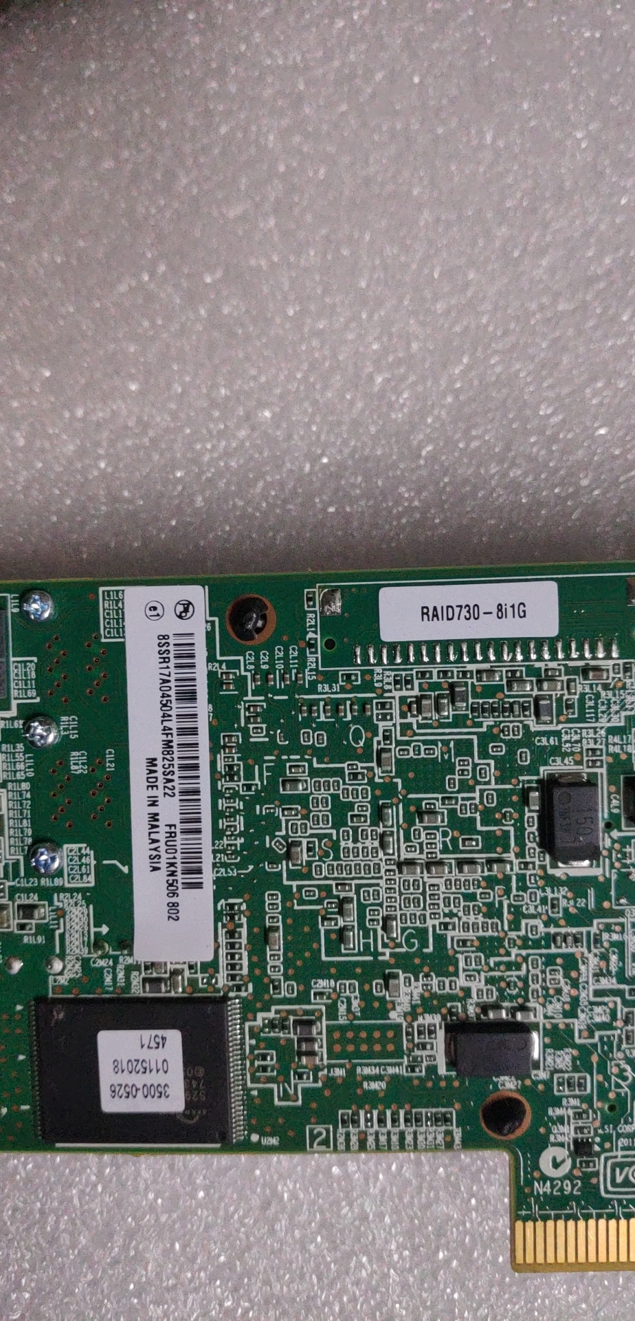 原装LSI SAS 9361-8i 01KN506 12G RAID卡 3108阵列卡PCI-E - 图1