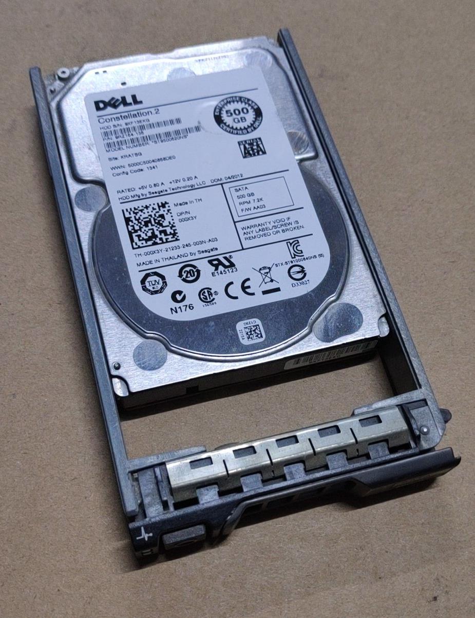 DELL 00X3Y 609Y5 500G 2.5寸 7.2K SATA ST9500620NS 服务器硬盘 - 图0