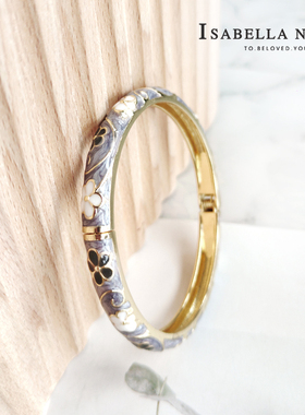 玫瑰彩金国风细手镯故宫北京旅游