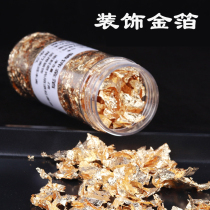 Gold leaf paper gold leaf crushed decoration painting with gold book paper imitation gold platinum 3g copper aluminum foil crummy medecine embellished unedible