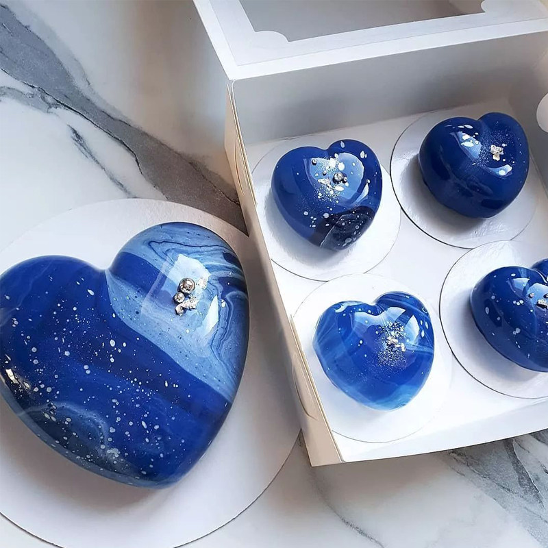 爱心形慕斯蛋糕模具情人节法式甜点冰淇淋烘焙磨具食品级硅胶模,淘宝优惠券,粉丝福利购,淘宝优惠卷