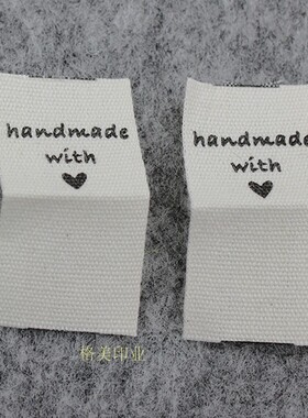 handmade标签玩偶布标服装商标