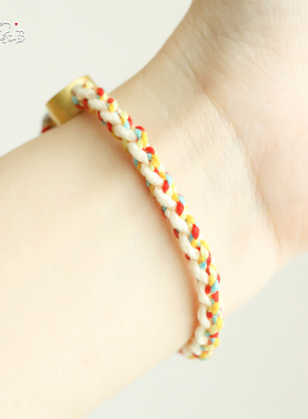 手工敦煌风逢考必过手绳DIY