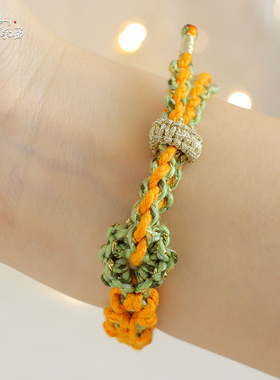 青岛百合｜原创小众藏式编绳手链手绳手工diy生日礼物送女生2条装