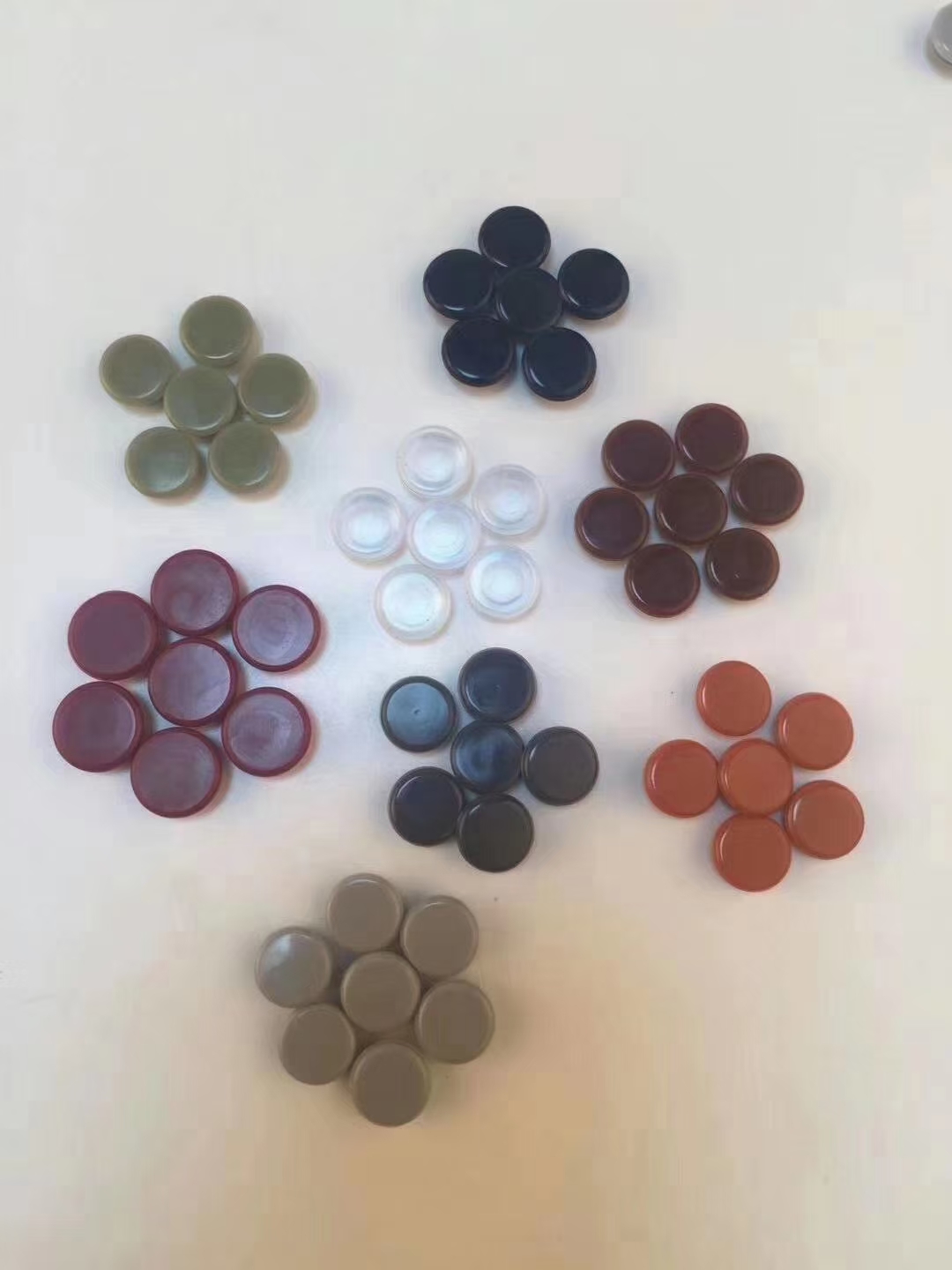 8厘螺丝孔堵头洞塞家具面板孔眼装饰盖软塑胶孔塞衣柜堵纱窗孔盖 - 图0