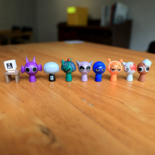 48 rhythm box figures sprunki music box game peripheral dolls dolls children's toys gifts