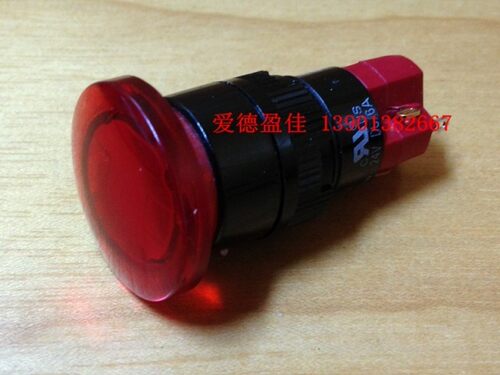 台湾DECA进联按钮开关 蘑菇型自复位按键开关D16LMR3-1AB - 图0