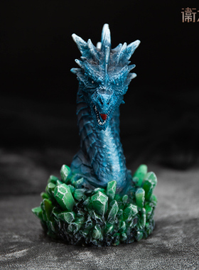 家居装饰龙头卫大师树脂摆件创意