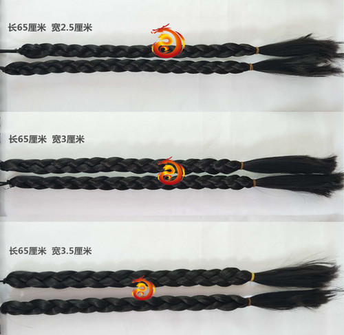 假发辫子古装造型长辫民国粗辫儿童小辫女士假发马尾辫子麻花长辫 - 图1