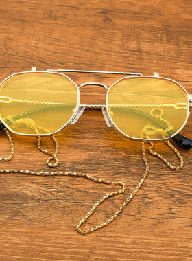 墨镜方形框双层可配近视太阳镜