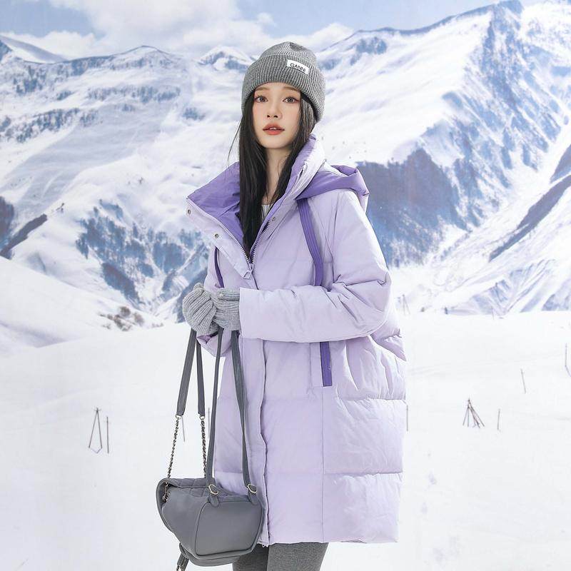 300斤大码羽绒服女中长款冬季2024新款胖MM显瘦韩版宽松连帽外套,淘宝优惠券,粉丝福利购,淘宝优惠卷