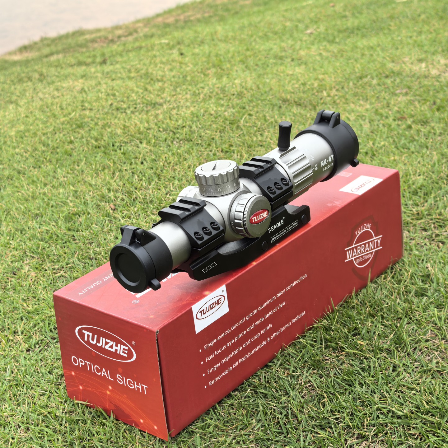 突击者速瞄NK-GT 1-5倍镜十字6倍高清瞄准望远镜模型器材弹弓备件 - 图3