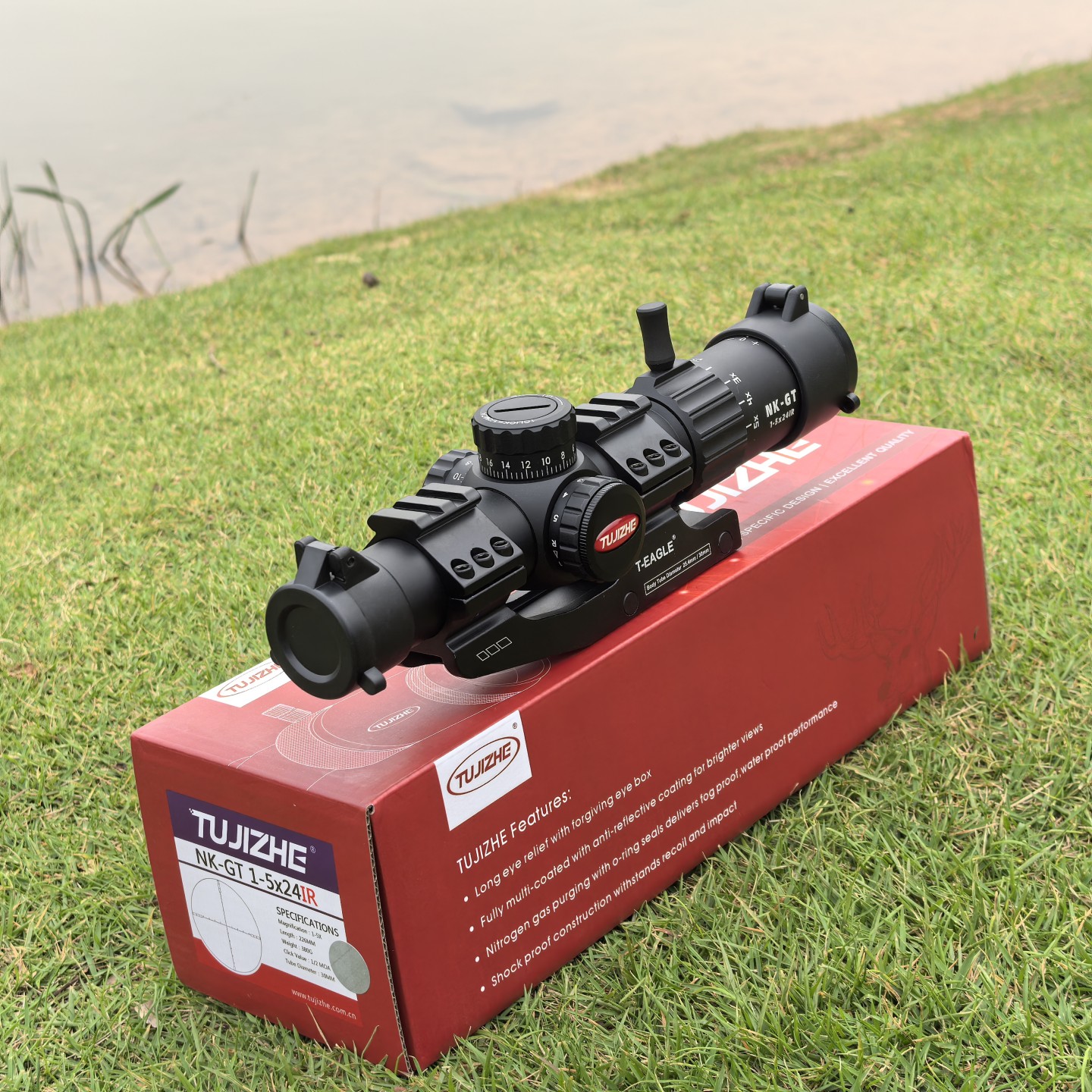 突击者速瞄NK-GT 1-5倍镜十字6倍高清瞄准望远镜模型器材弹弓备件 - 图2