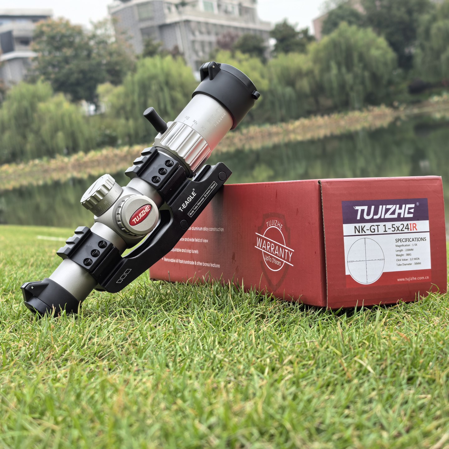 突击者速瞄NK-GT 1-5倍镜十字6倍高清瞄准望远镜模型器材弹弓备件 - 图1