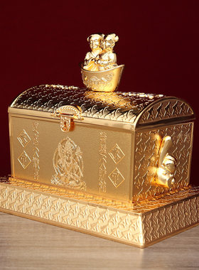 李居明2026马年品暗格和合大财箱