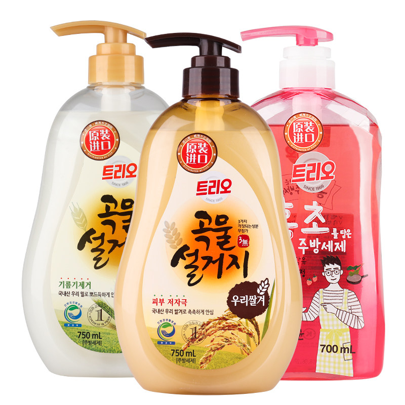 韩国爱敬洗完家用食品级谷物洗洁精 方正洗护洗洁精