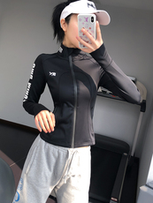 Куртка для йоги lulu运动外套女春夏加厚拉链显瘦休闲夹克立领跑步瑜伽服健身上衣